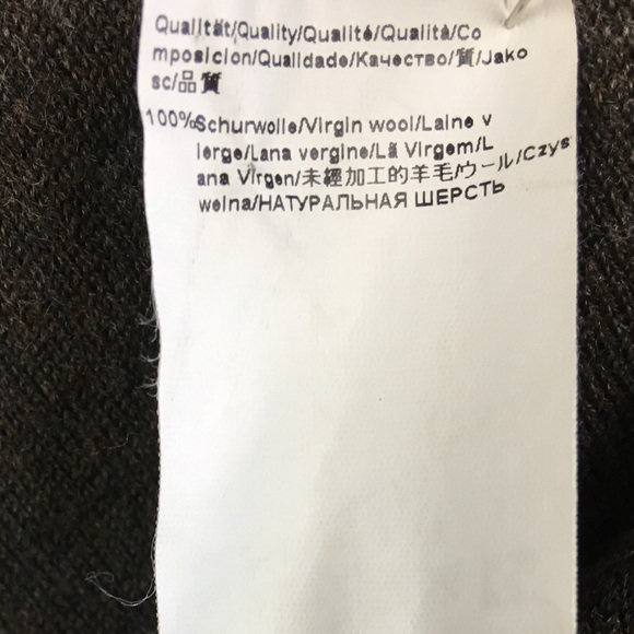 Hugo Boss Slim Fit Virgin Wool Bias Knit 1/3 Buttons Long Sleeve Polo Shirt Sz L - Picture 13 of 14